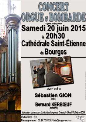 Affiche concert orgue bombarde 2015