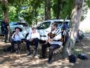 Musiciens et danseurs profitent du beau temps